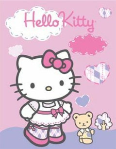 Hello Kitty fleece deken Country