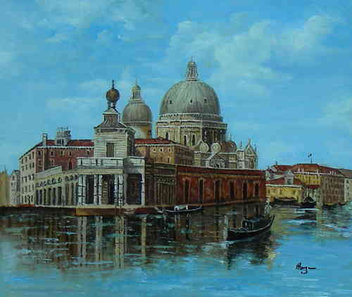 Schilderij I Canali Veneziani 60 x 50
