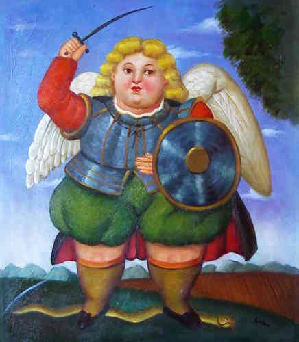 Schilderij l'Arcangelo 60 x 50