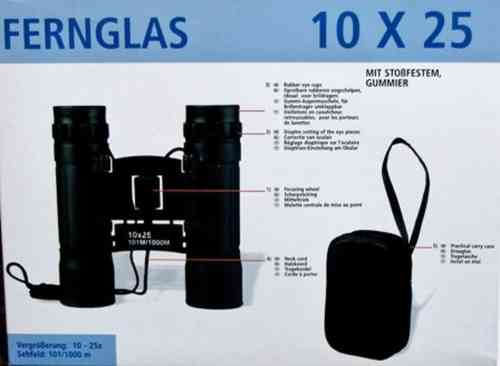 Verrekijker 10 x 25 binoculars