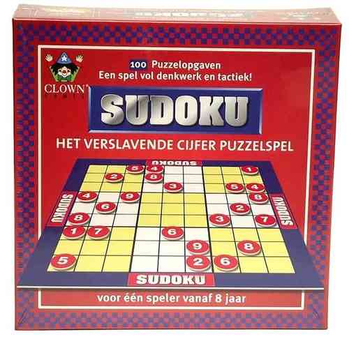 Sudoku spel in doos
