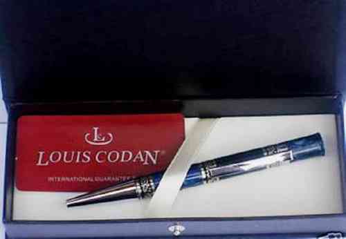 Pen Louis Codan Paris blue marble