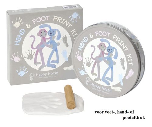 Happy Horse hand- /voet-/ pootprint gipsafdruk kit